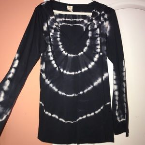 Boden fitted tie dye pullover